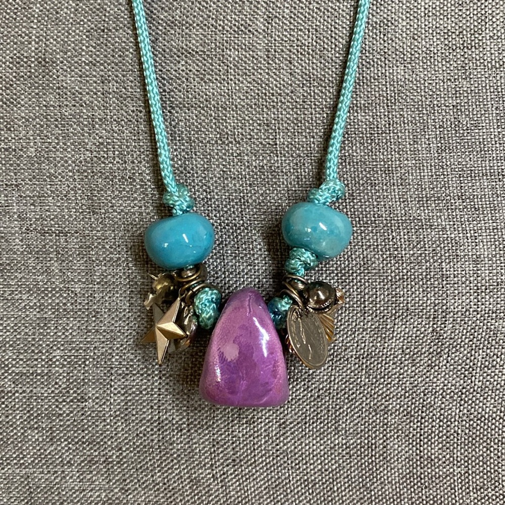 Ceramic Charm Necklace